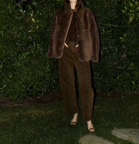 Citizens of Humanity Miro Long Relaxed Jeans in sepia cheetah 1 - women's jeans - view 5