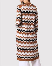 Minnie Rose - Chevron Pointelle Duster