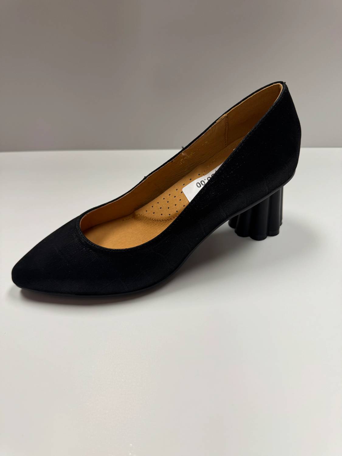 1936 - Women's Croco Print Leather Heel