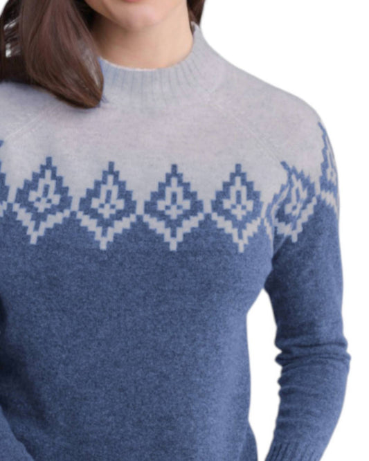 Alashan Cashmere - Mockneck Diamond Peak Sweater