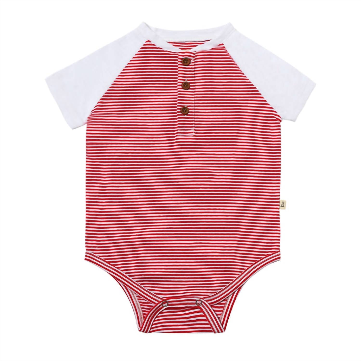 Me & Henry - Boy's League Raglan Onesie