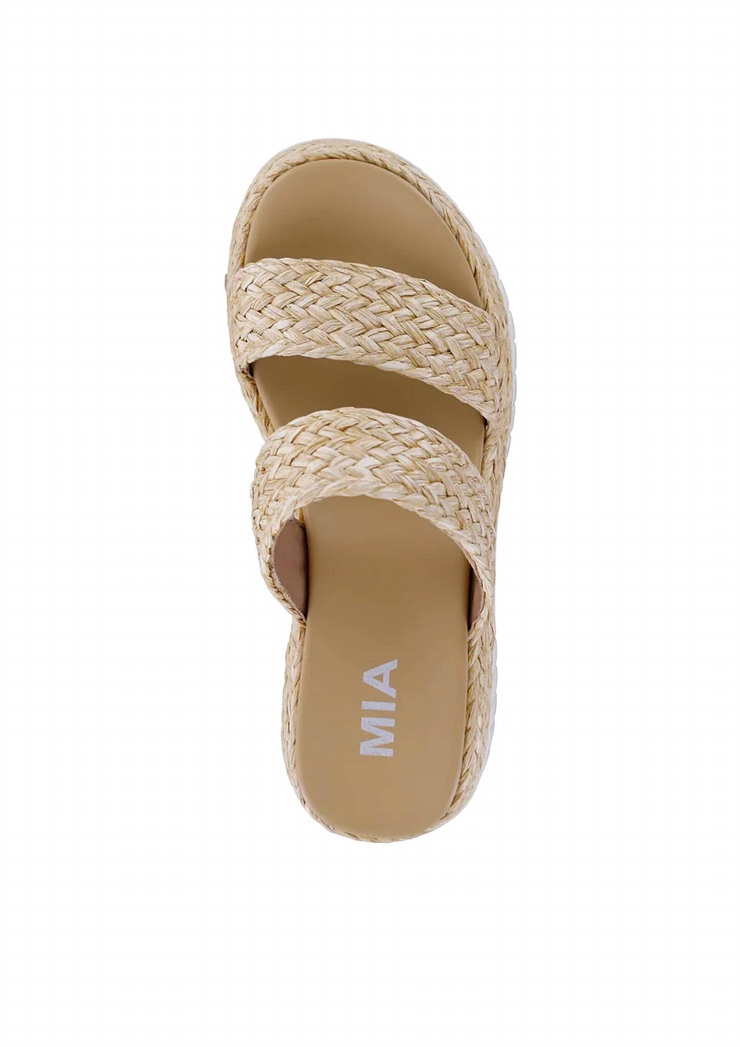 Mia Shoes - Women's Platform Slip On Sandals