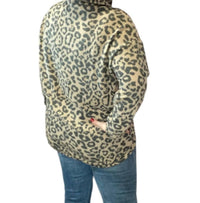 Honeyme - Leopard Fleece Hoodie