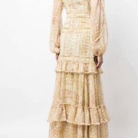 ALEXIS Rain Maxi Dress in sage - women's dress - alternate view