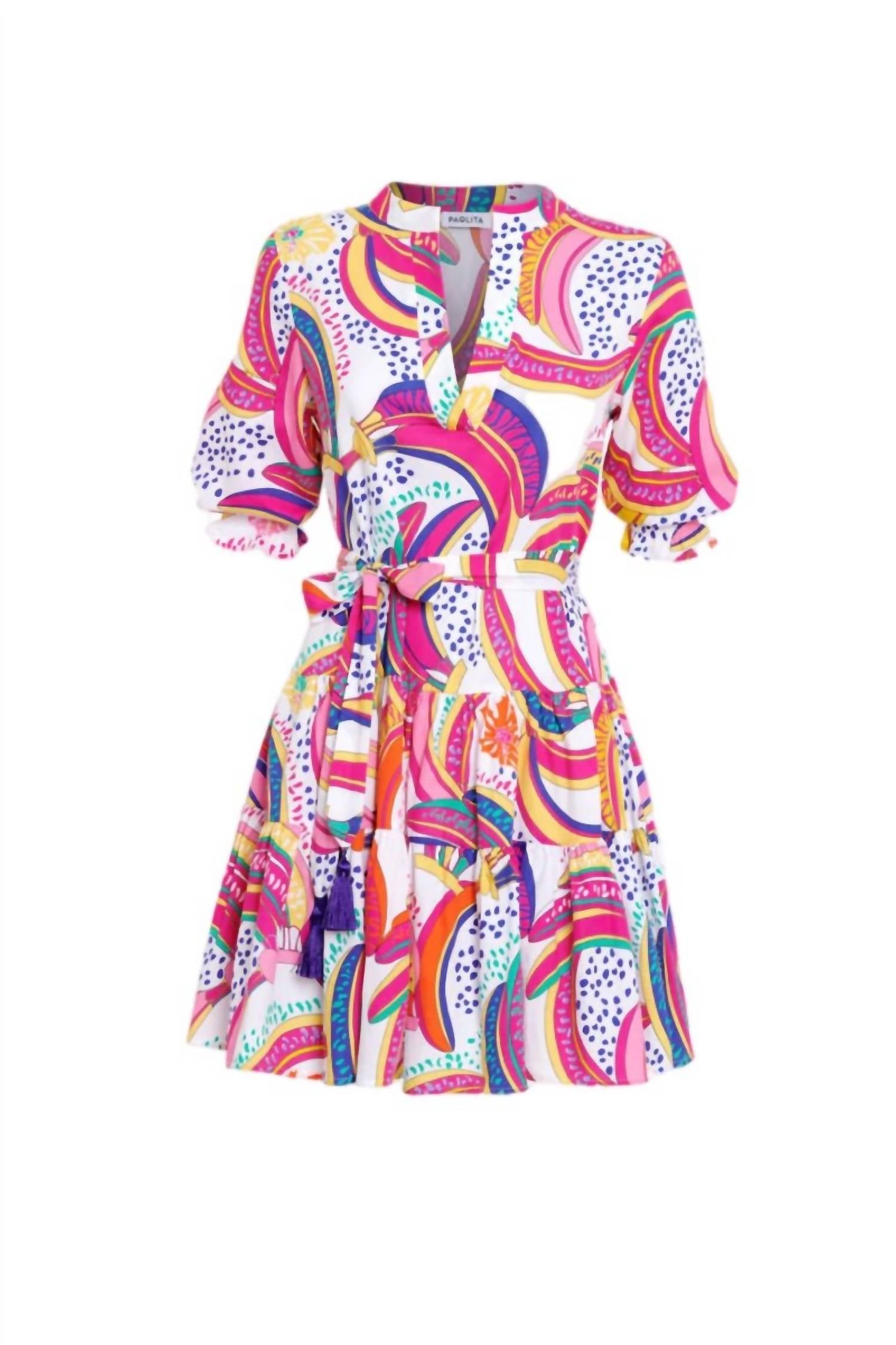 Paolita - Long Sleeve Ruffle Dress