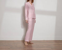 The Sleep Code - Women's Washable Silk Long Pj Set
