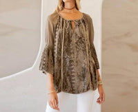 Young Threads - Patchwork Peasant Top