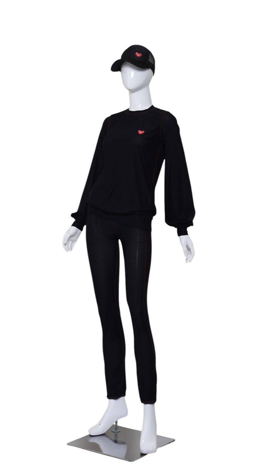 Love Love Tennis - Women's Long Sleeve Warm Up Top