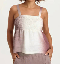 Xcvi - Katina Smocked Bust Babydoll Top