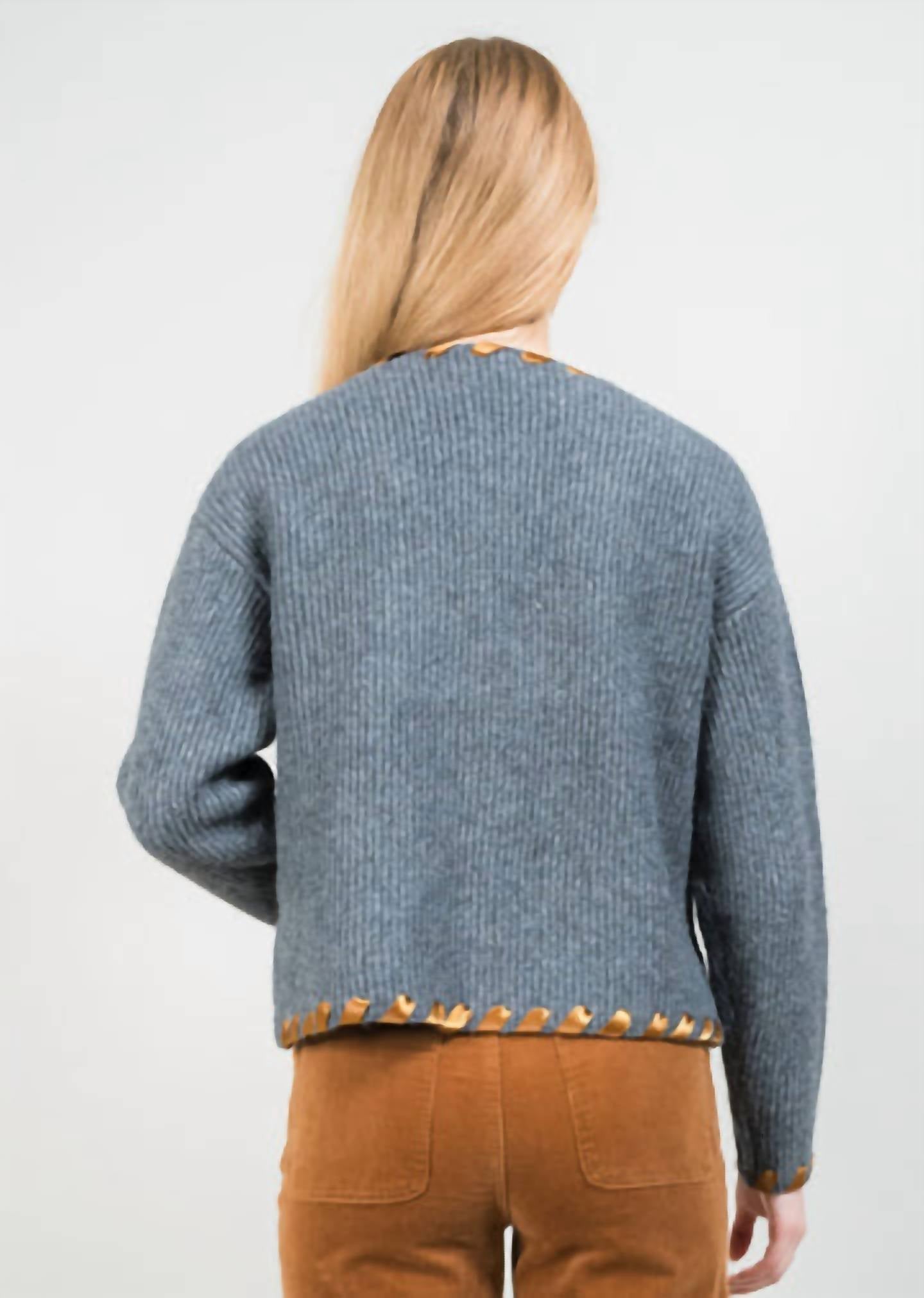 Lisette - Whipstitch cardigan
