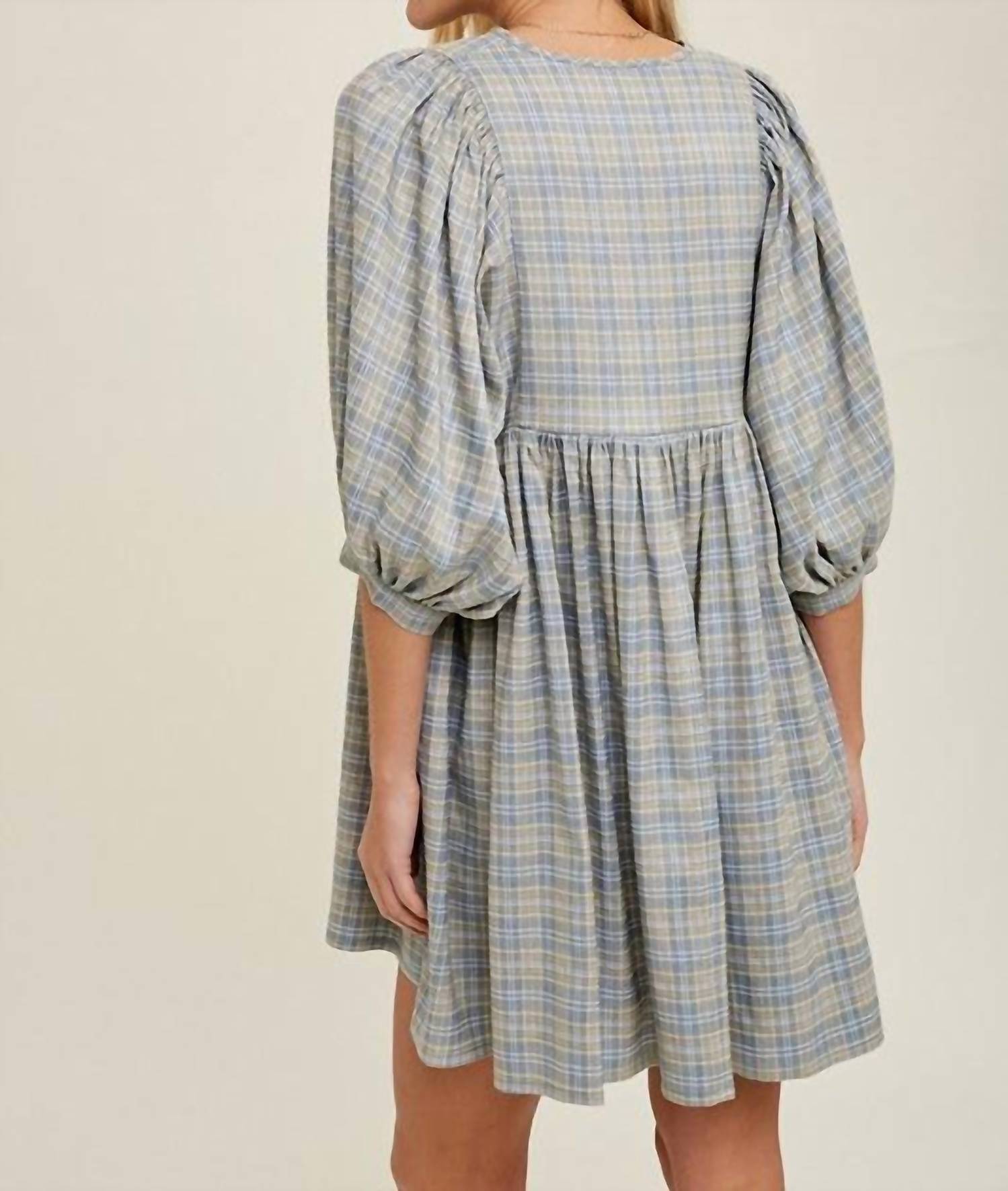 Wishlist - Melinda Puff Sleeve Mini Dress