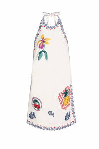Marie Oliver - Patti Halter Tie-neck Mini Dress