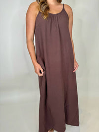 Bobi - Cami Low Back Maxi Dress