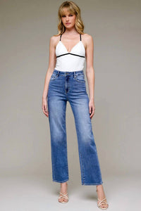Hidden - Tracey High Rise Straight Jeans