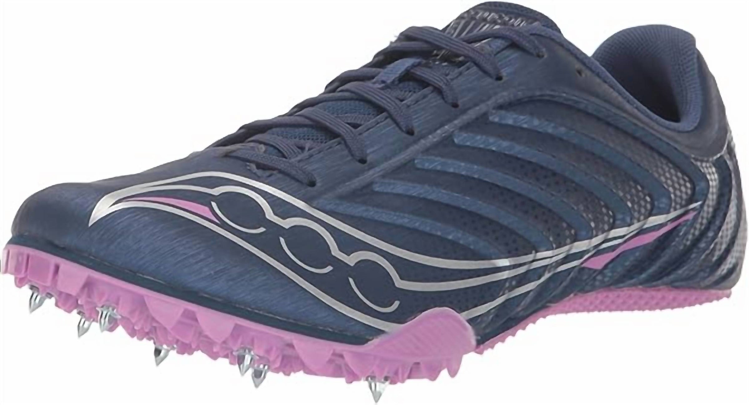 SAUCONY Women's Spitfire 5 Spike Shoes in indigo grape - women's shoe - view 5