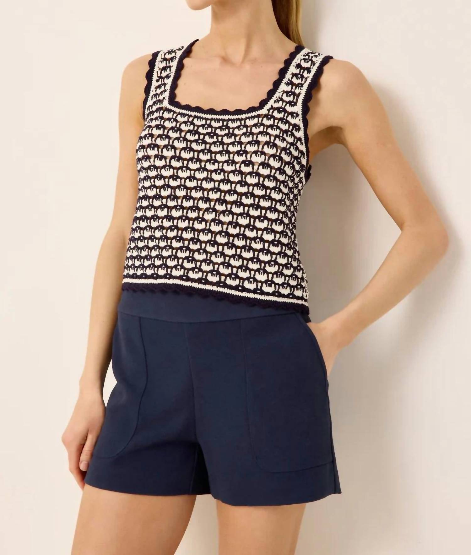 Marie Oliver - Ella Square Neck Top