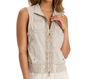 Xcvi - Kirsten Poplin Pocket Vest Or Skirt