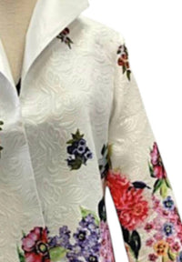 Grace Chuang - Women's Floral Print Jacket