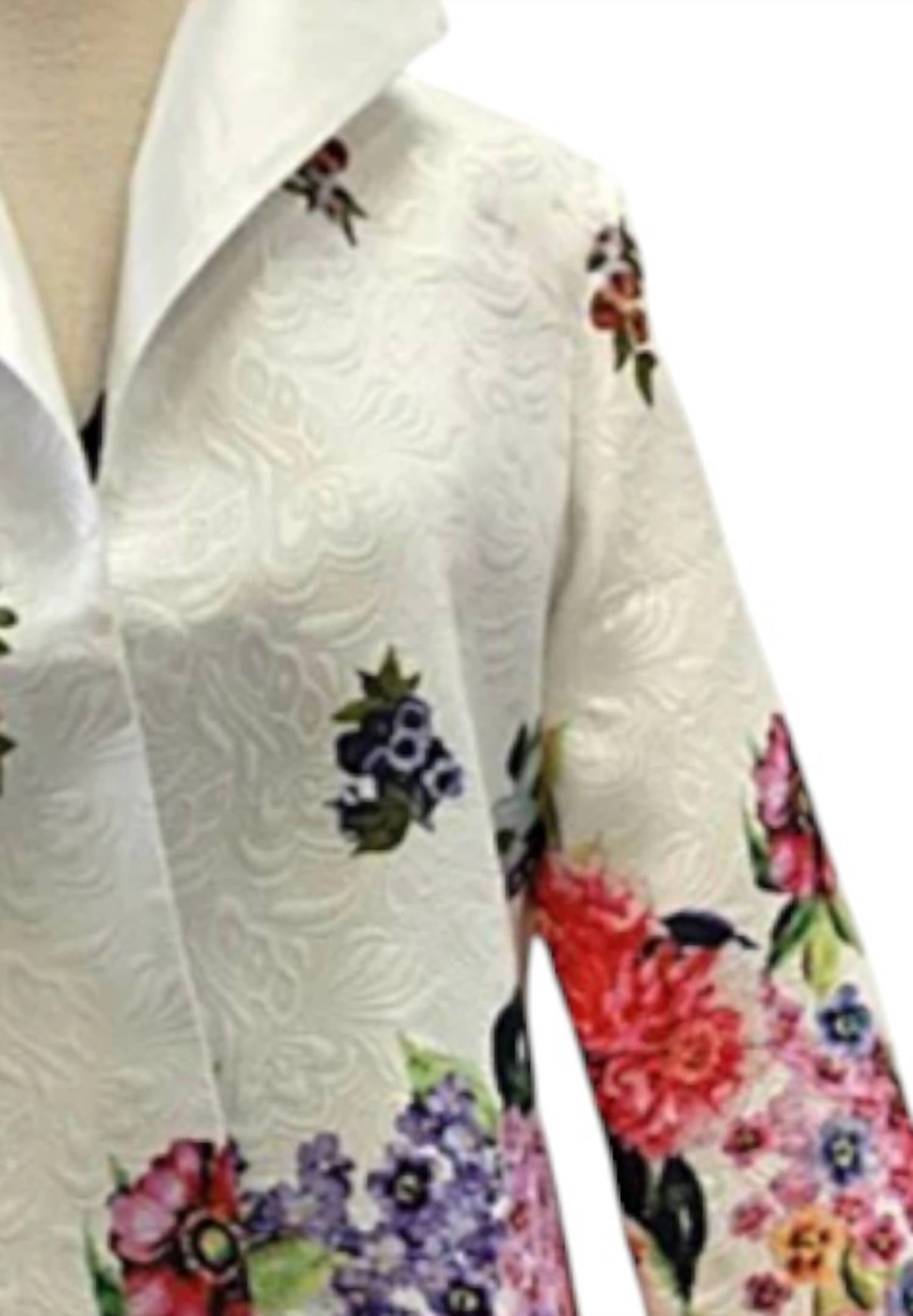 Grace Chuang - Women's Floral Print Jacket