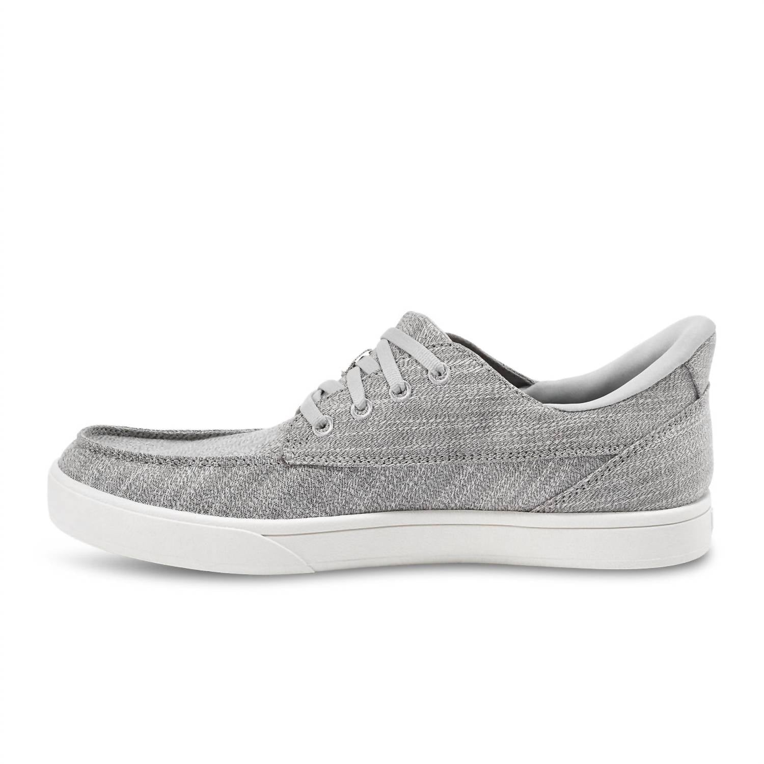 kizik Men's Porto Sneaker in alloy heather - men's sneaker - detail view