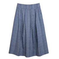Zero Degrees Celsius - Striped Midi Skirt