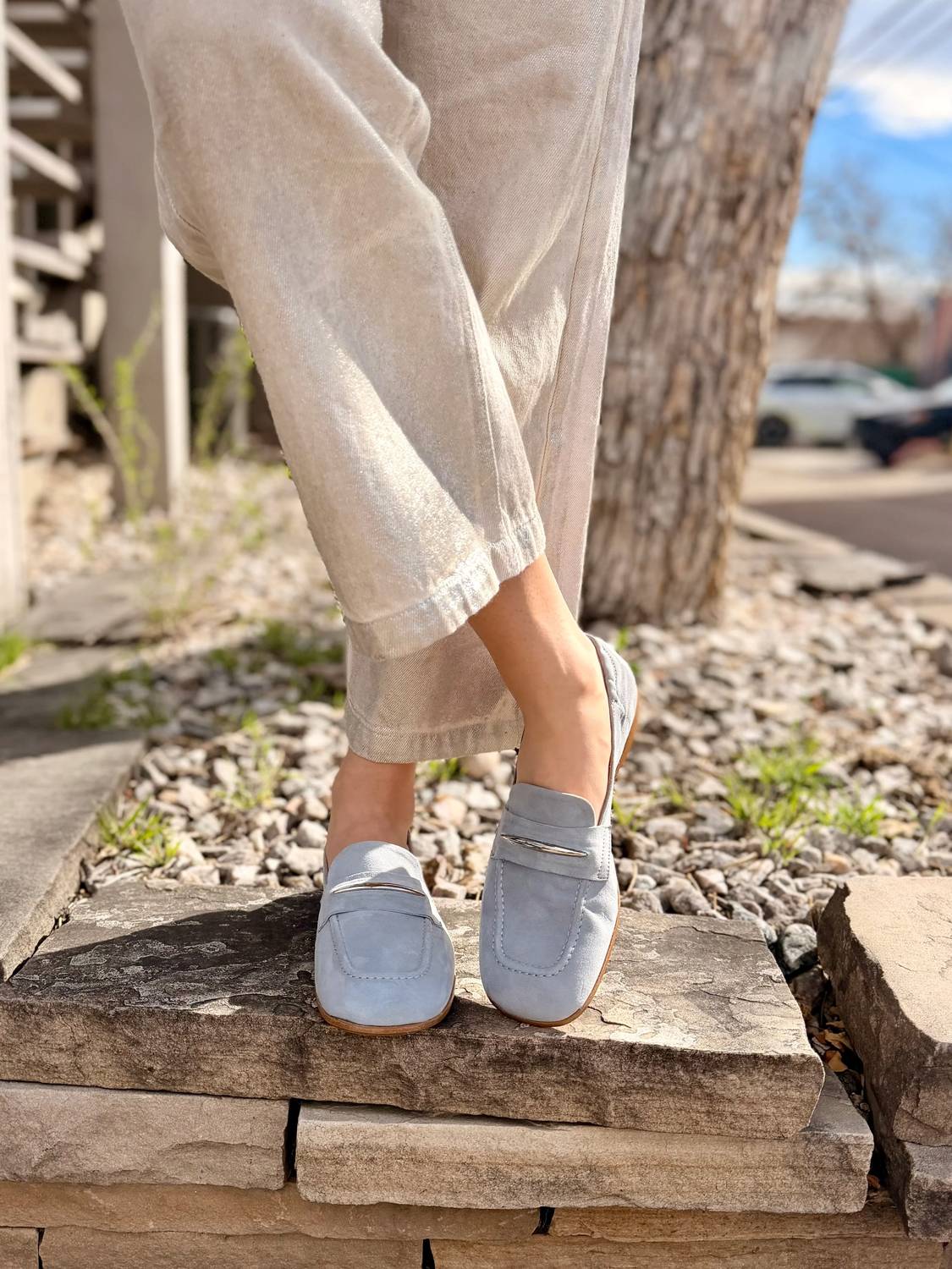Laura Bellariva - Women's Betty Suede Penny Loafers
