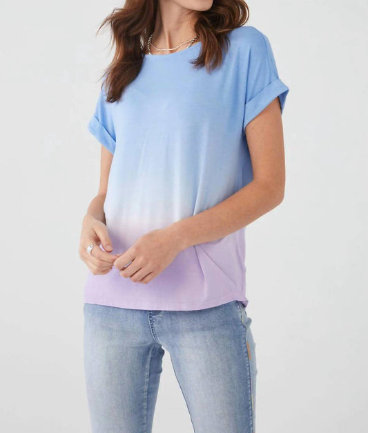 Fdj - Dip Dyed Boat Neck Top