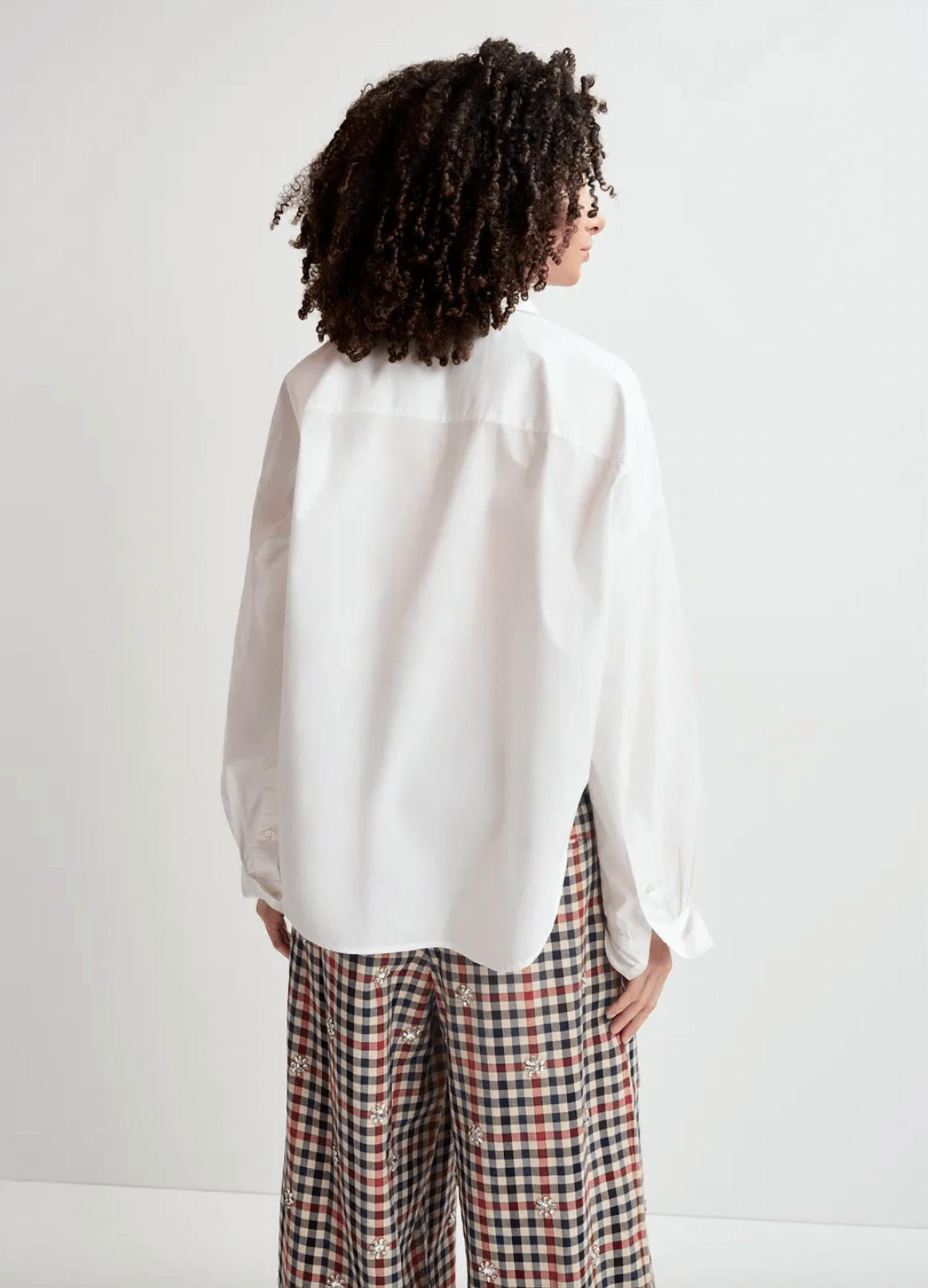 Essentiel Antwerp - Hilver Ebellished Placket Button Down Shirt