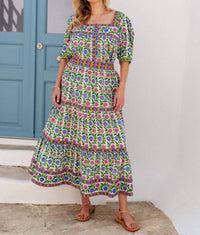 Pink City Prints - Fleur Maxi Skirt