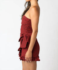 Olivaceous - Sweet Gingham Girl Romper