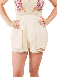 One & Only - Sleeveless Romper With Florals