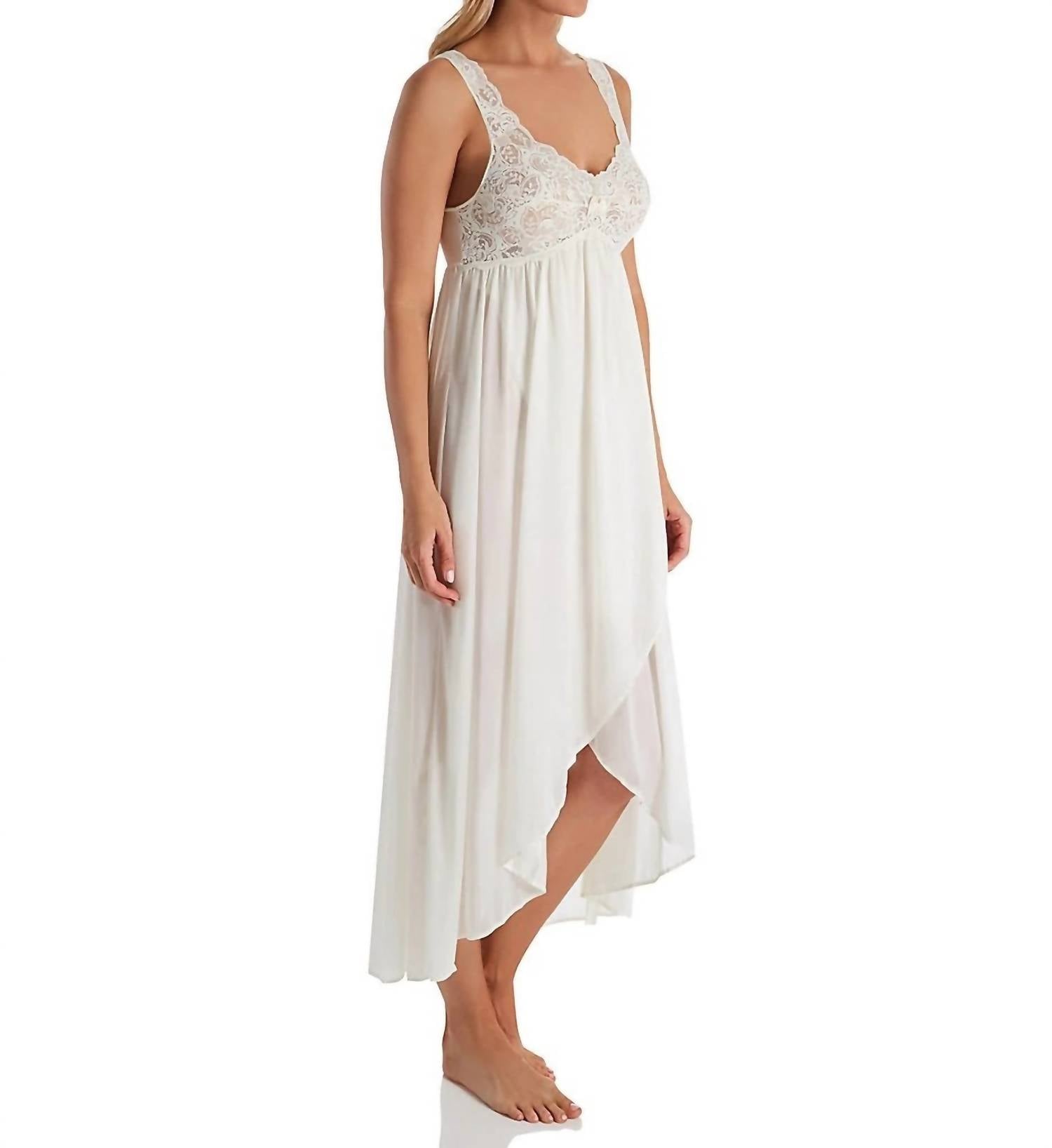 Shadowline Lingerie - Silhouette Nylon Tricot Hi-low Gown