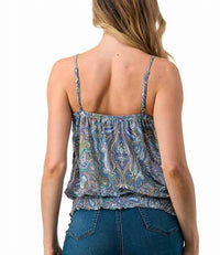 Ariella - Payton Paisley Tank Top