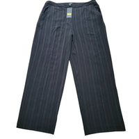 Jones New York - Women's Euro Stripe Wide-leg Dress Pants