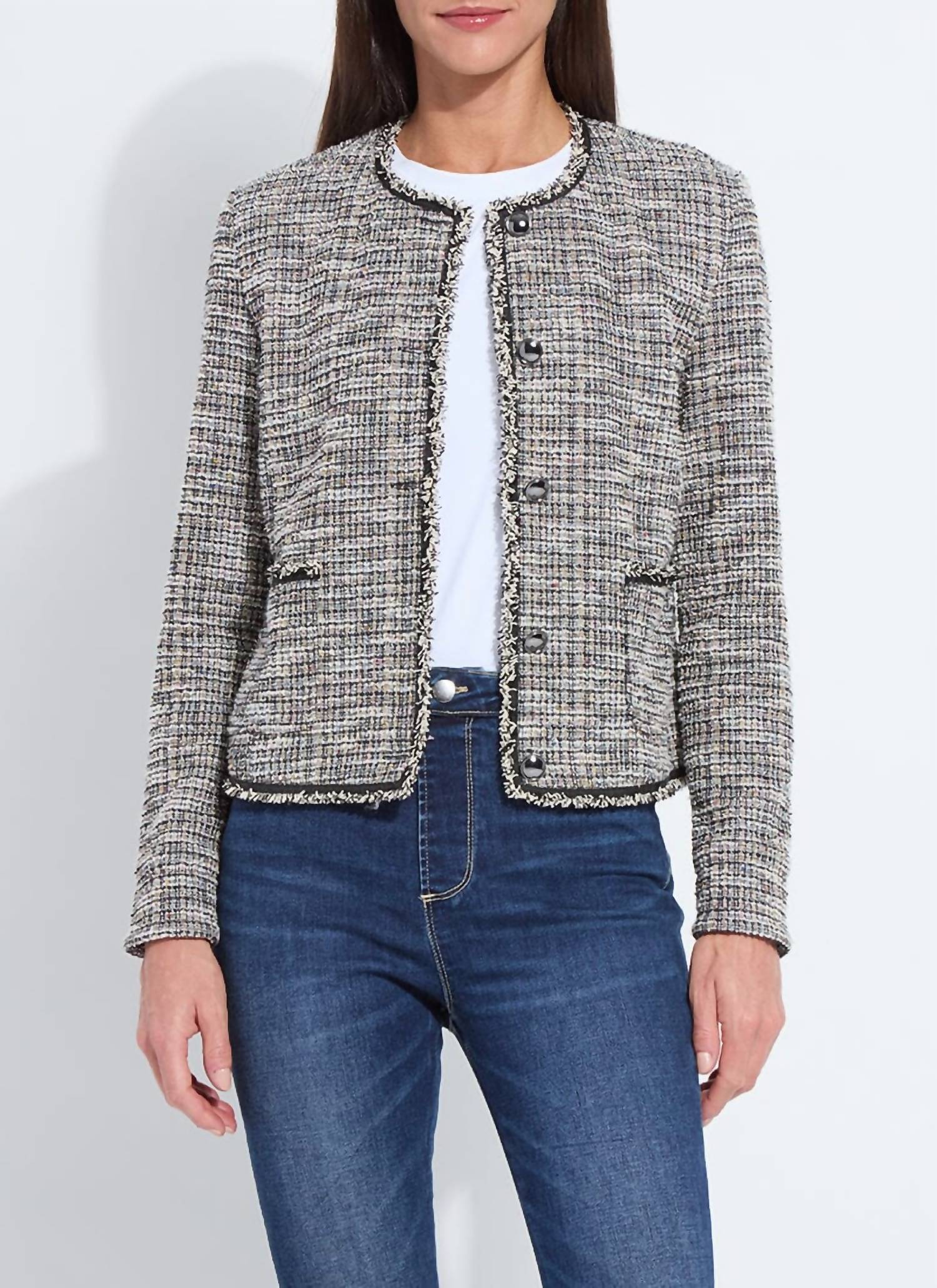 Lysse - Charlotte Collarless St Tweed Jacket