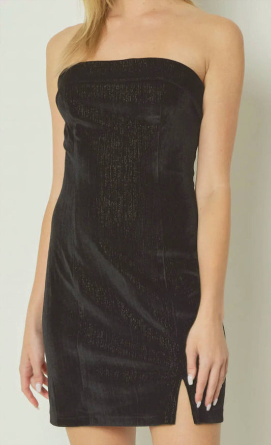 Entro - Velvet Mini Dress