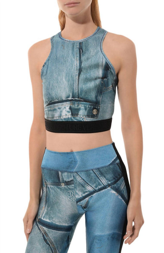 Versace - BUSTIER JERSEY TOP