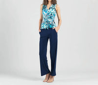 Clara Sunwoo - Sleeveless V-Neck Front Tie Top