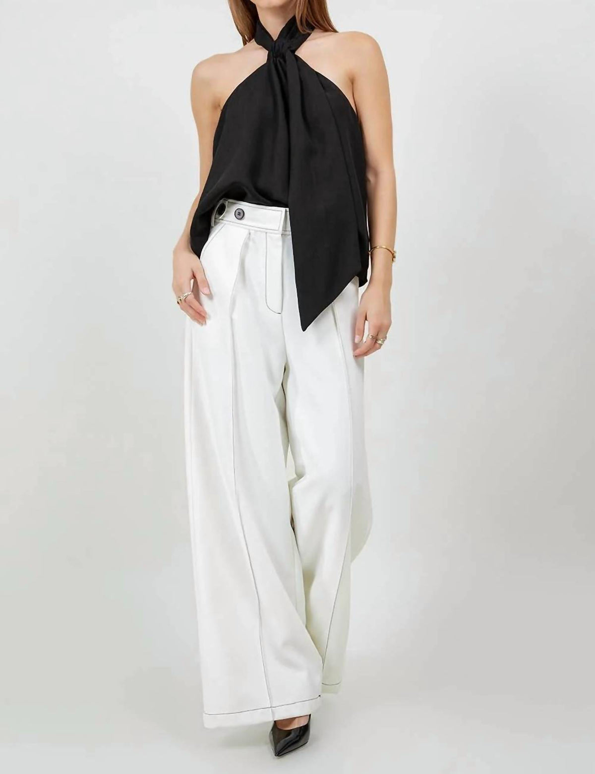 Whiteroom+Cactus - The Isla Halter Scarf Top