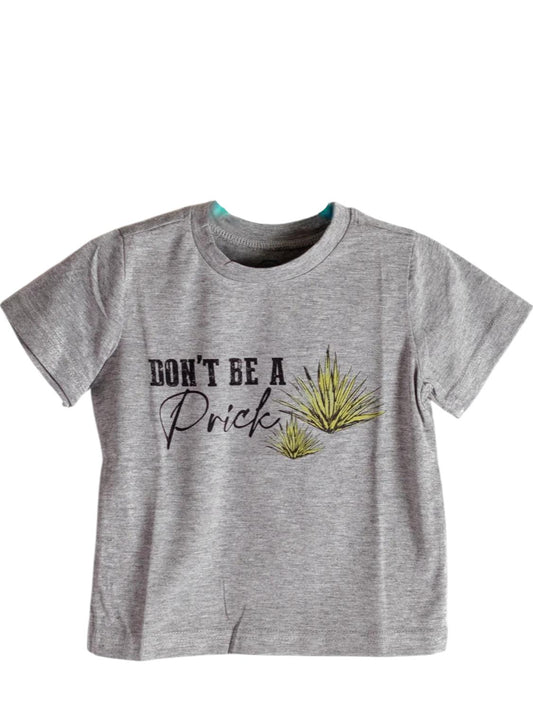2Flyco - Kid's Don't Be A Prick Tee, Gray