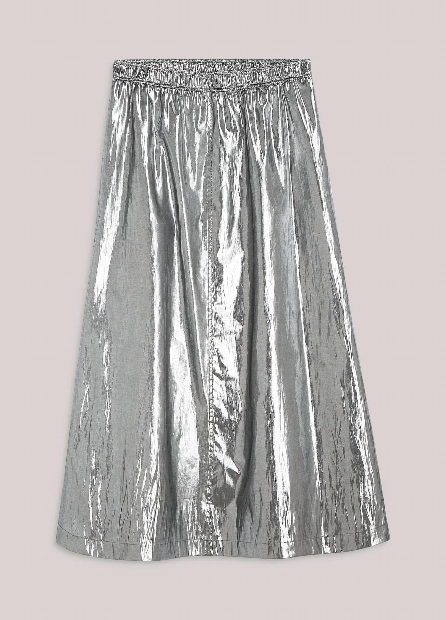 Summum - Cotton Polyester Blend Maxi Skirt
