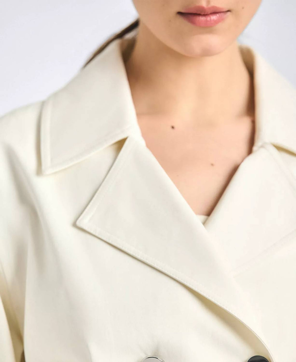 Derek Lam 10 Crosby - Renata Stretch Twill Cropped Trench Jacket