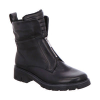 Ara Women's Dover Leather Booties in black - women's shoe - detail view