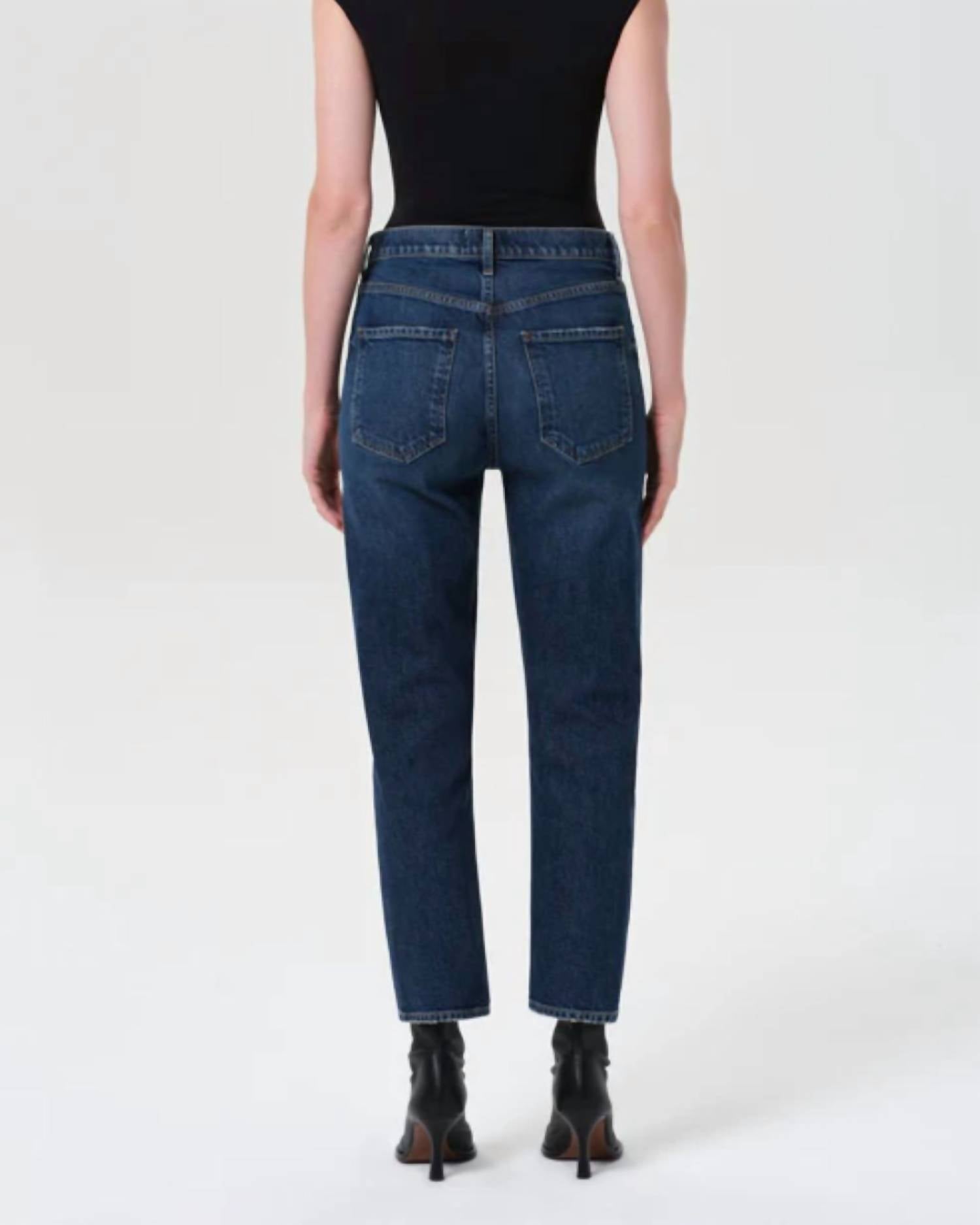 Agolde - Riley Long High Rise Stretch Straight Jean