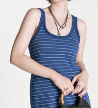 Thread & Supply - Laguna Striped Cotton Tank Dress