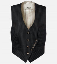 Isabel Marant - The Nikki Pinstriped Vest