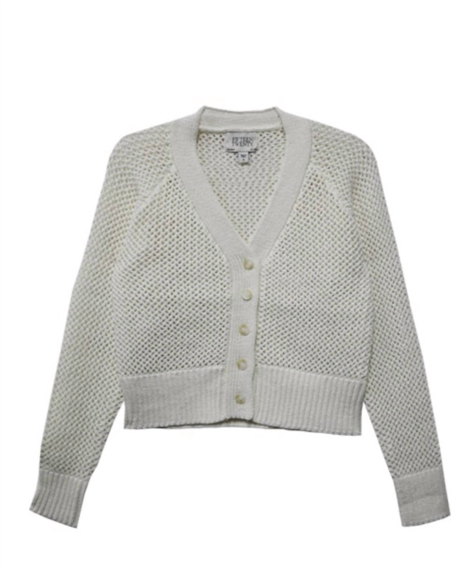Fifteen Twenty - Women's Ellen Crochet Cardigan Sweater