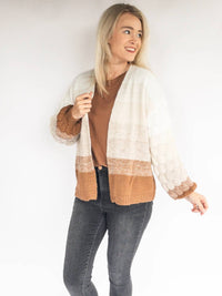 Madelyn - Ombre Open-front Cardigan