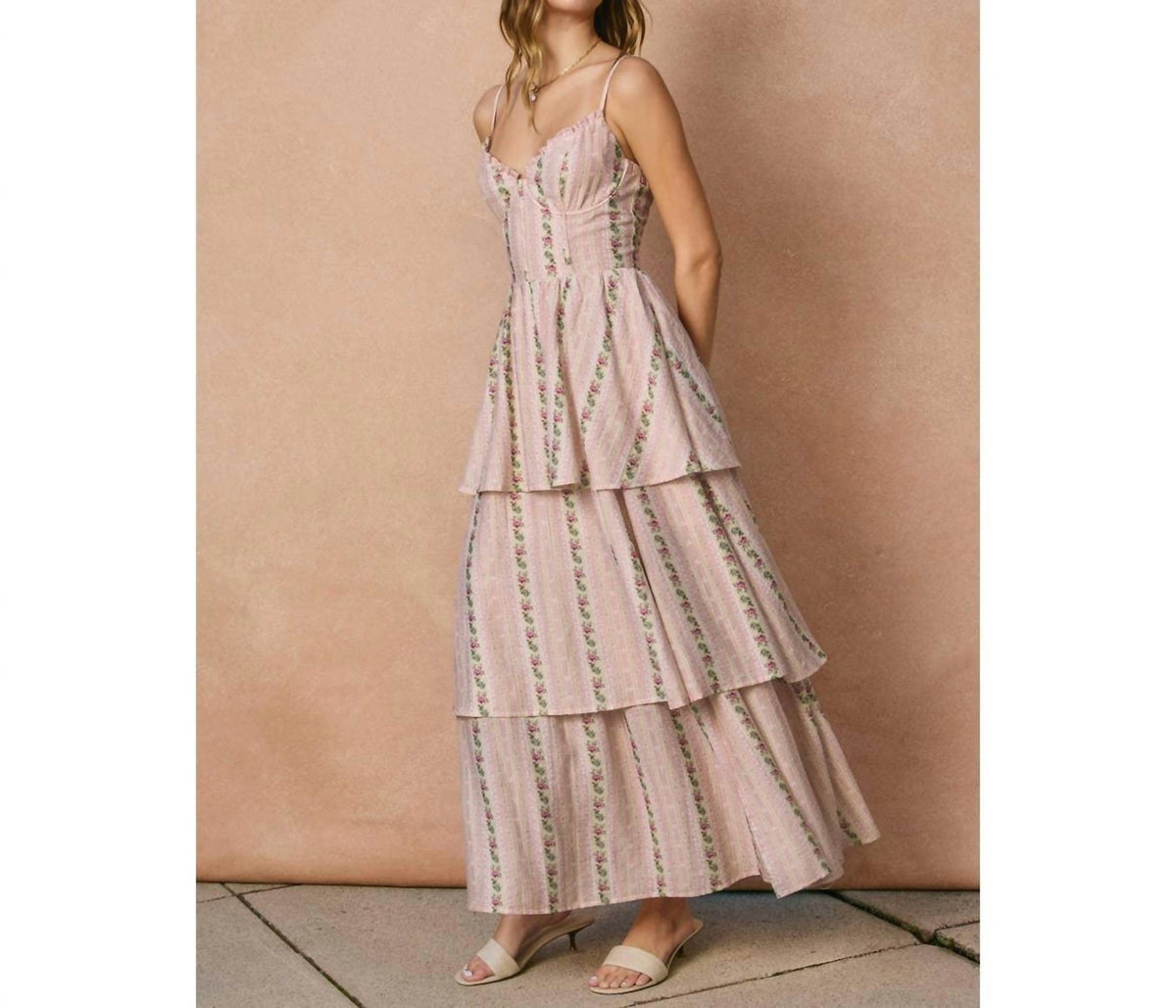 Dress Forum - Women's Tea Party Tiered Maxi Dress