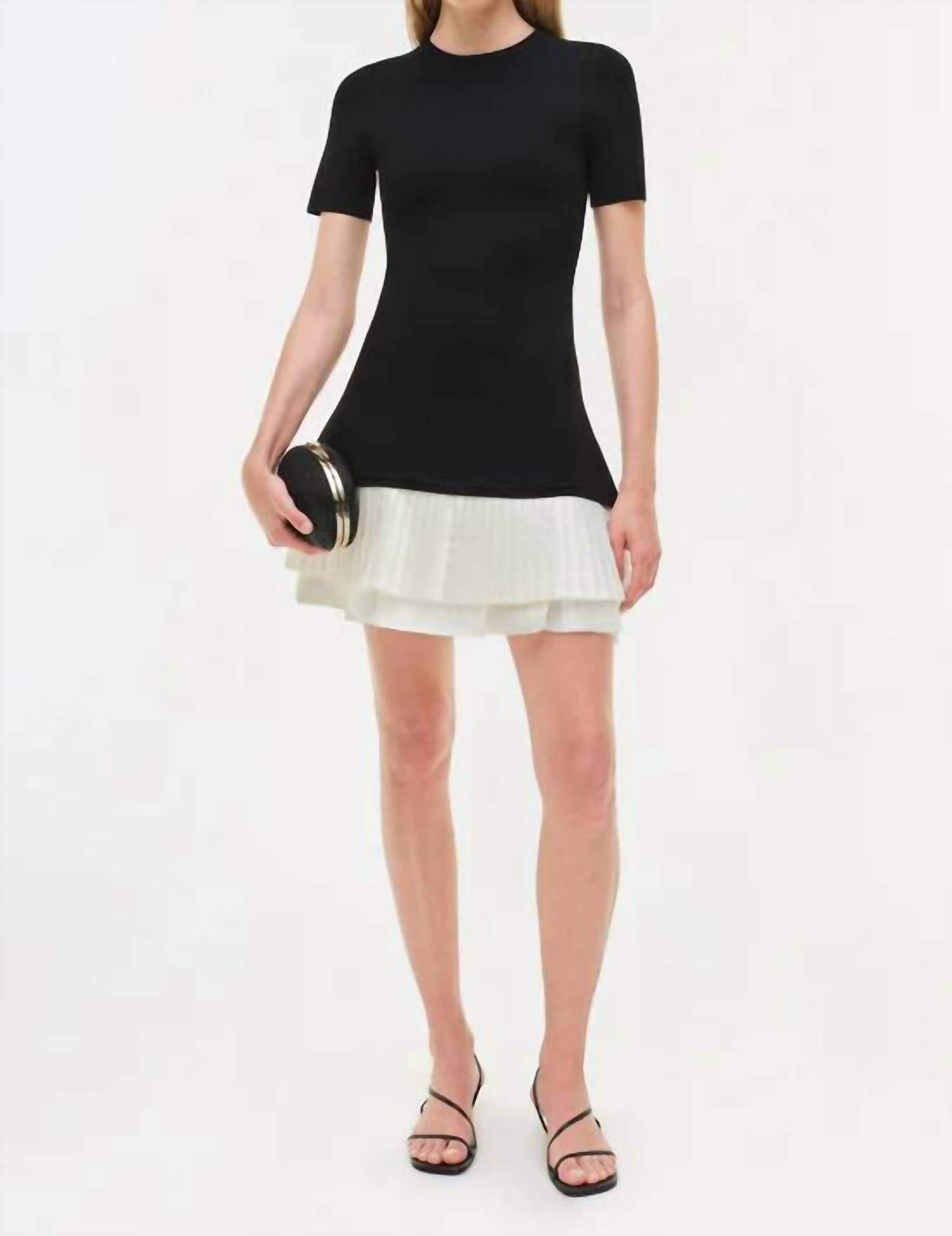 Simkhai - Lorin Taffeta Knit Mini Dress